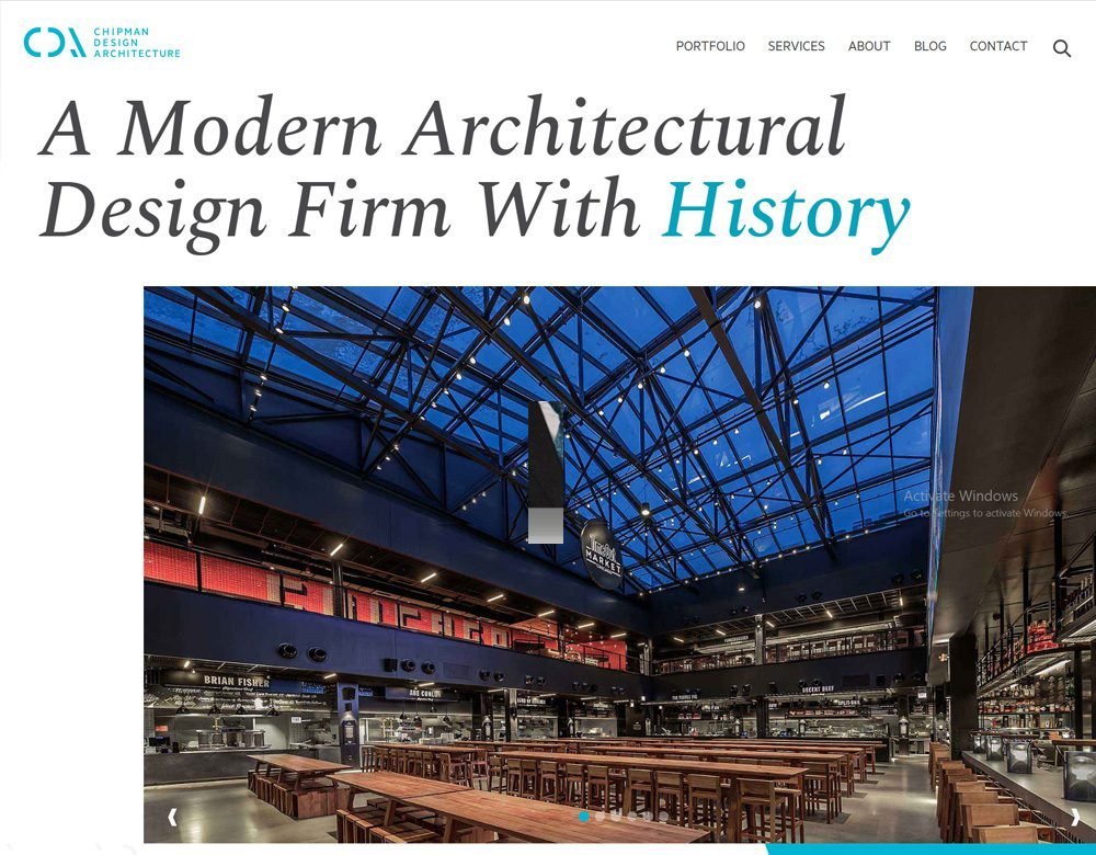 Chipman Design website by Web3matrix