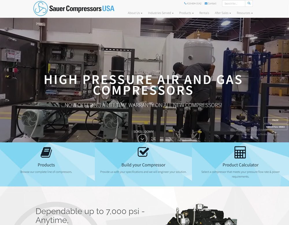 Sauer USA website